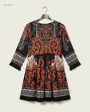 Shop Premium Condition Black soft cotton Summer Kurti by CUT LABEL for Womens at OTS - Online Thrift Store Pakistan (SK-208)