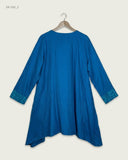 Buy Premium Summer Kurti in Blue Cotton by CUT LABEL for Womens | OTS Thrift Store Pakistan