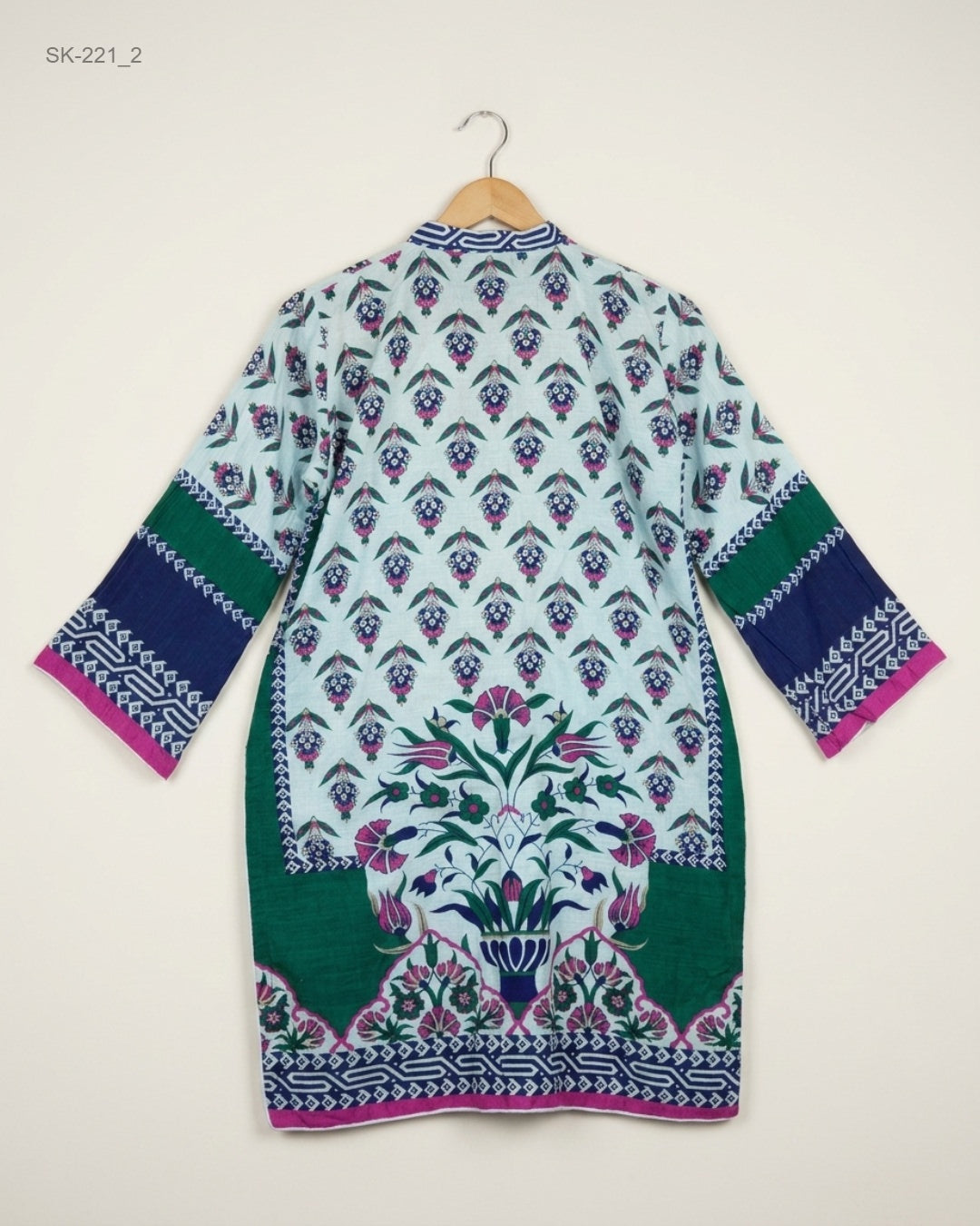 Find Premium Multi Summer Kurti by CUT LABEL for Womens | Shop OTS Thrift Store Pakistan (SK-221)