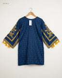 Order CUT LABEL Summer Kurti in Navy Blue Lawn for Womens - Excellent at Online Thrift Store Pakistan (SK-230)