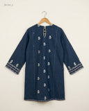Order SAPPHIRE Summer Kurti in Gray Khadhar for Womens - Premium at Online Thrift Store Pakistan (SK-243)