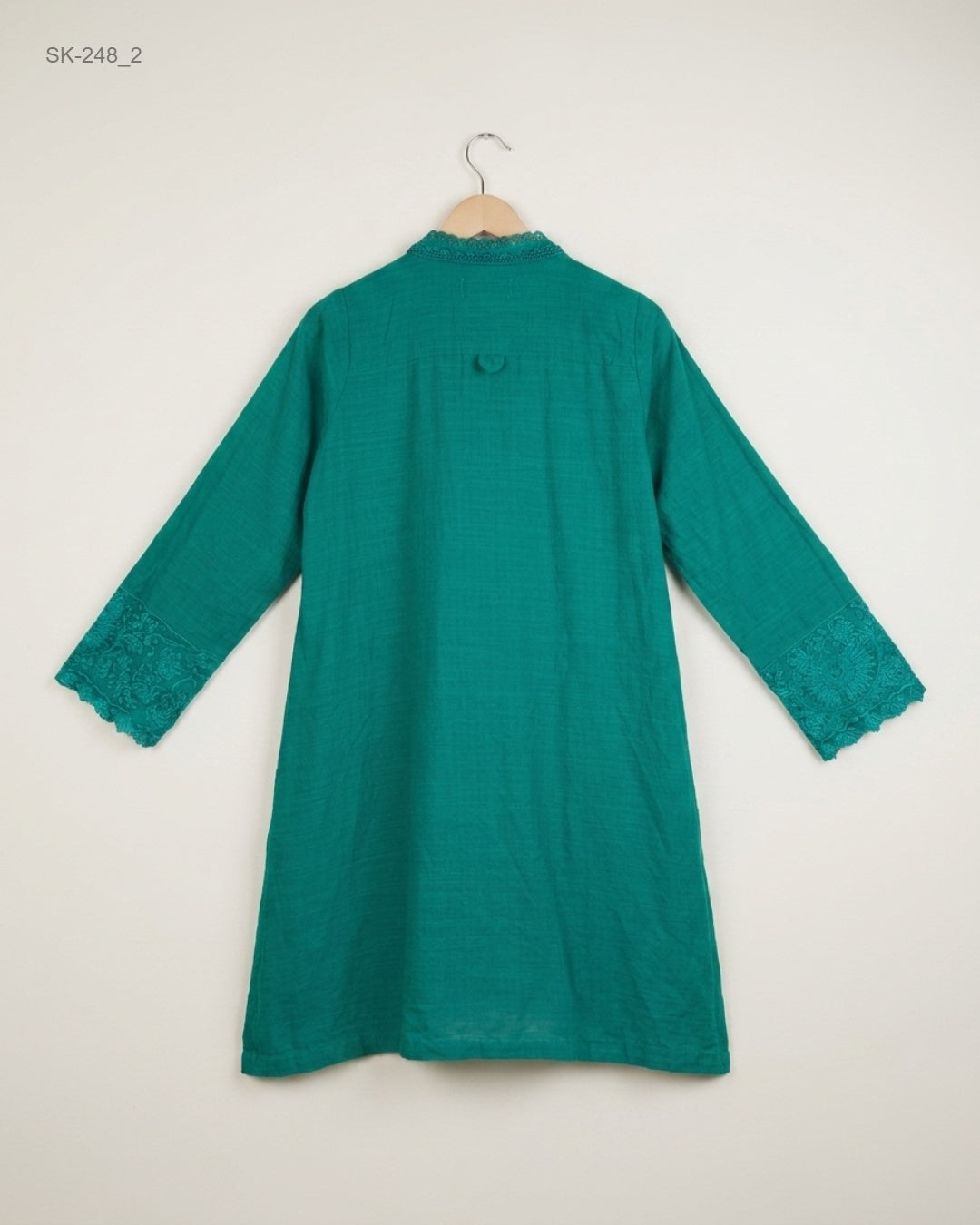 Find Premium Green Summer Kurti by SANA SAFINAZ for Womens | Shop OTS Thrift Store Pakistan (SK-248)