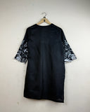 Buy Premium Summer Kurti in Black Cotton by Cut Label for | OTS Thrift Store Pakistan