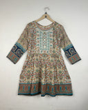 UK Imported secondhand Summer Kurti - Cut Label brand, MULTI LAWN, Premium condition, for - Online Thrift Store Lahore Pakistan
