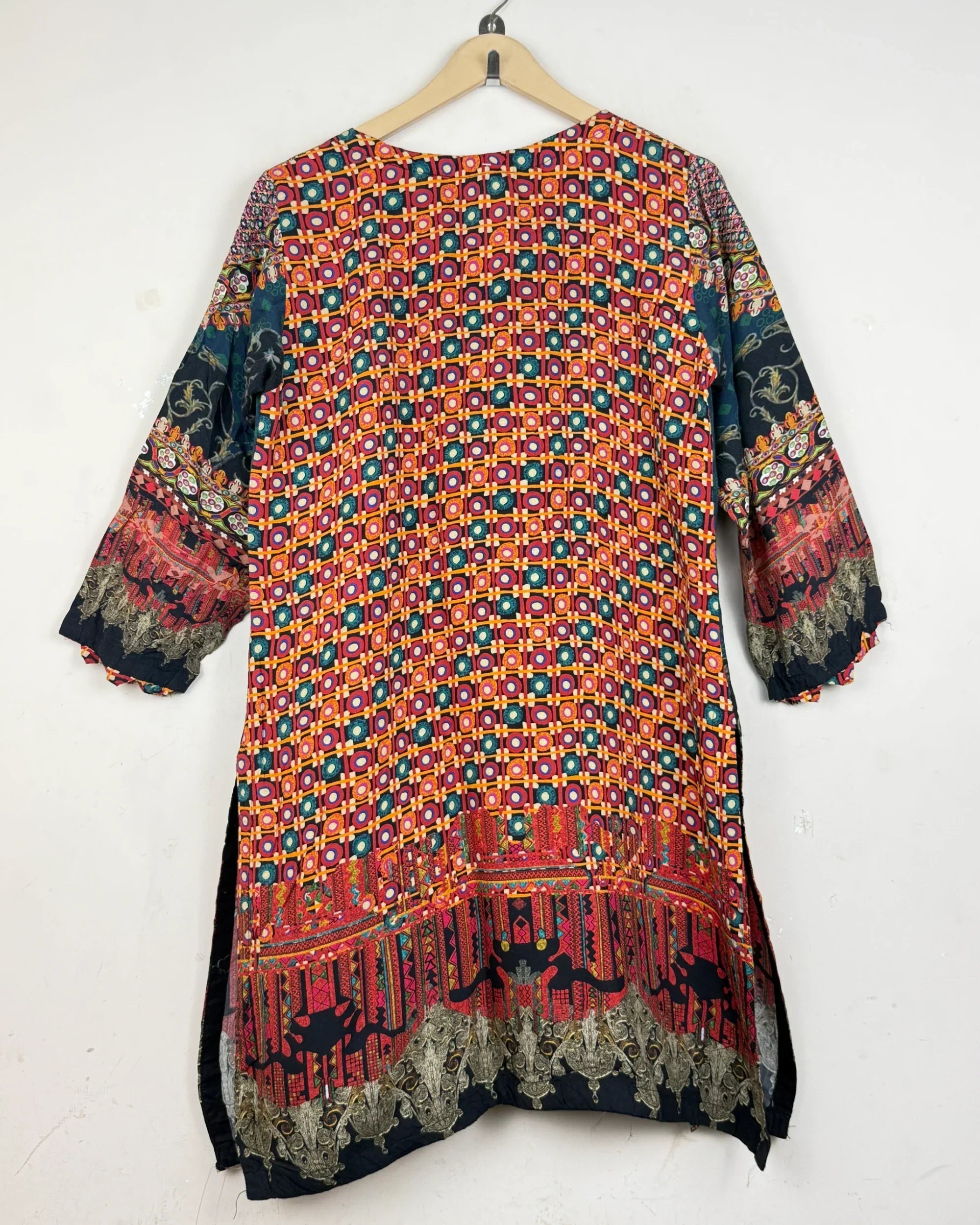 Buy Premium Summer Kurti in MULTI LAWN COTTON by Cut Label for | OTS Thrift Store Pakistan