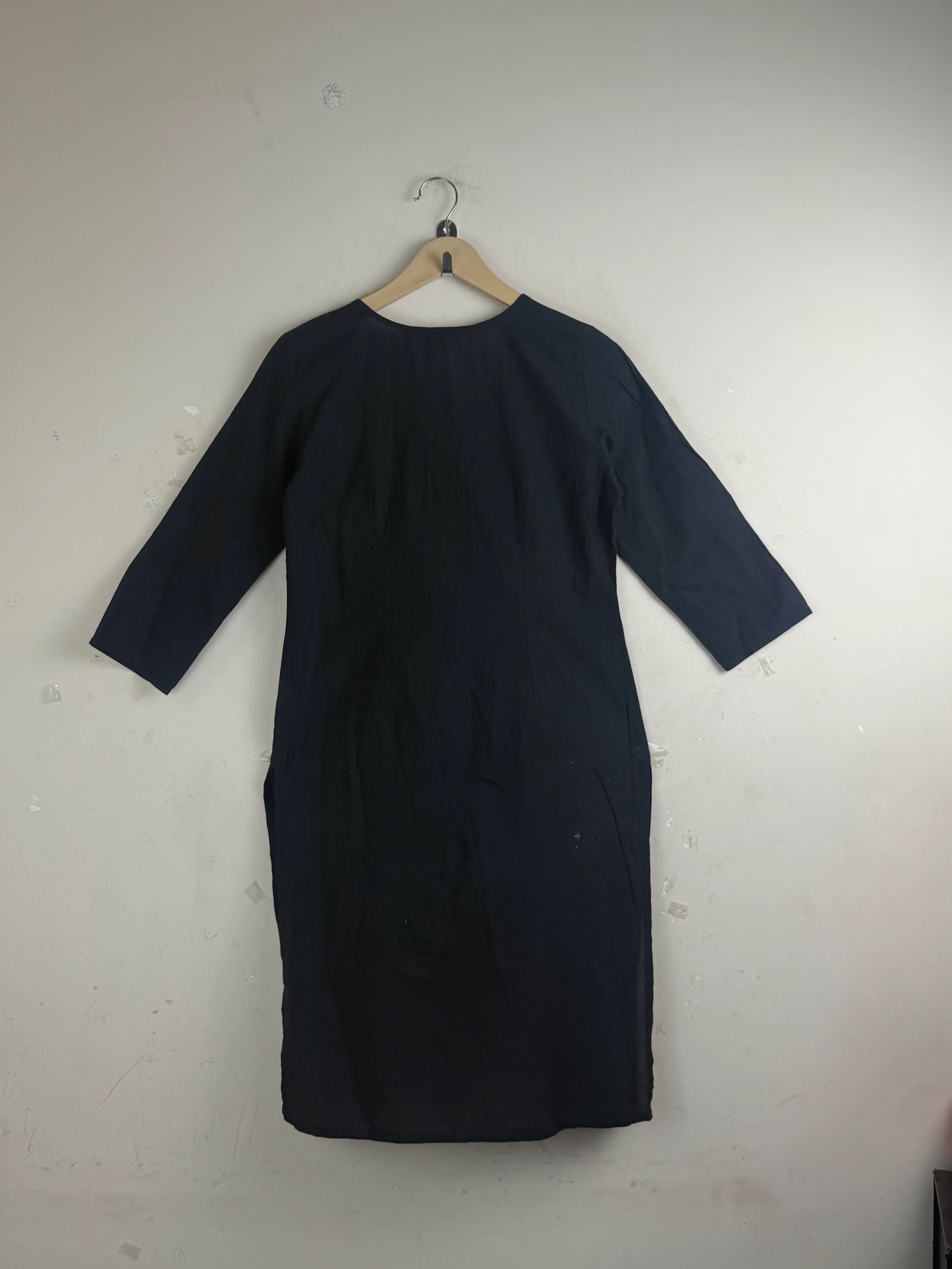 Preloved Summer Kurti by Anouk in Black Lawn for Women - Premium Condition | OTS Pakistan (SK-57)