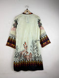 Preloved Summer Kurti by Sohaye in Beige Lawn for Women - Premium Plus Condition | OTS Pakistan (SK-82)