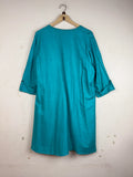 Order Utsa Summer Kurti in Turquoise Viscose for Women - Premium at Online Thrift Store Pakistan (SK-89)