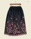Secondhand Branded Women's skirts by CUT LABEL, Black Polyester fabric, Excellent condition, for Womens - Online Thrift Shop Lahore Pakistan