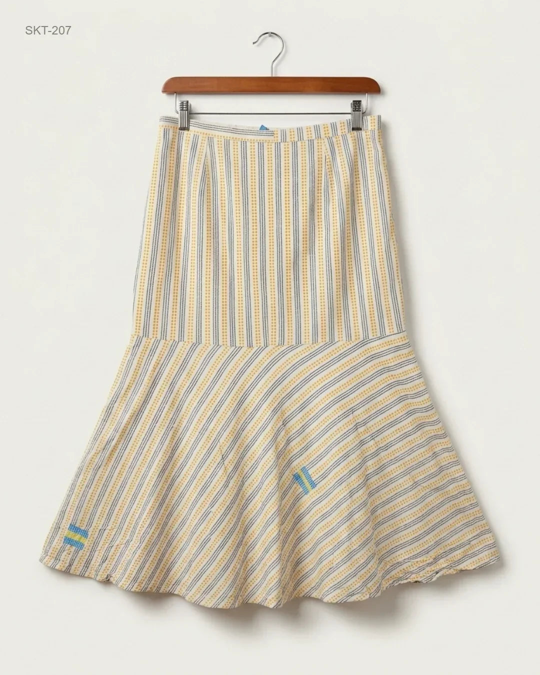 Preloved Premium Women's skirts by CUT LABEL, Beige Cotton for Womens - OTS Thrift Shop Lahore Pakistan