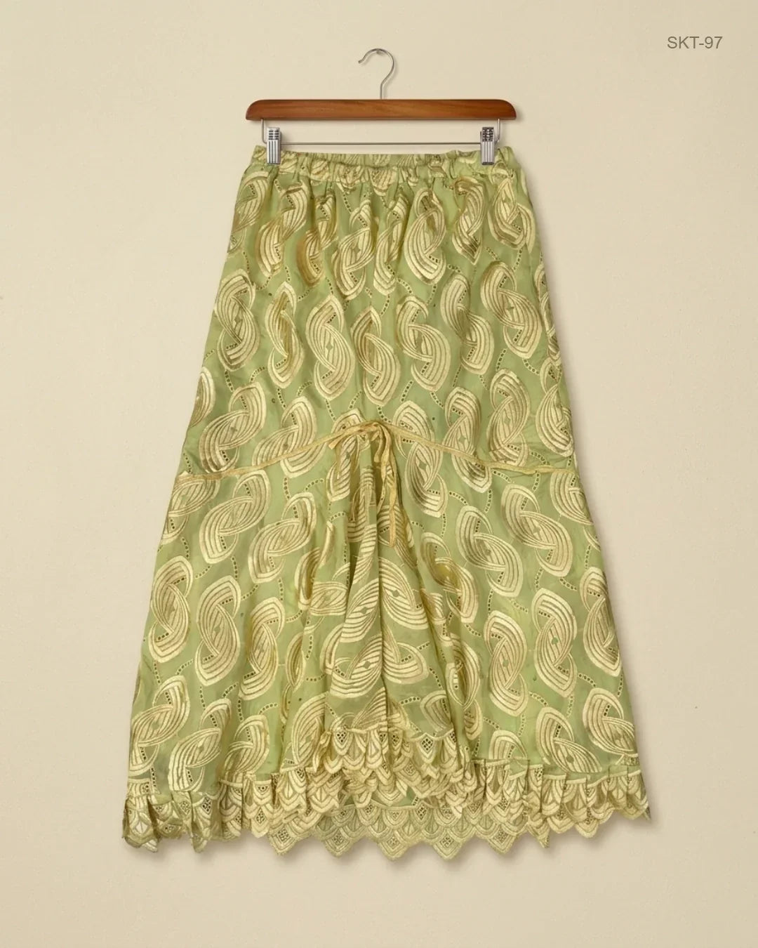 Shop Premium Women's skirts by Unknown | Preloved Branded Clothes | Yellow Cotton | Womens | OTS Thrift Store Peshawar Pakistan