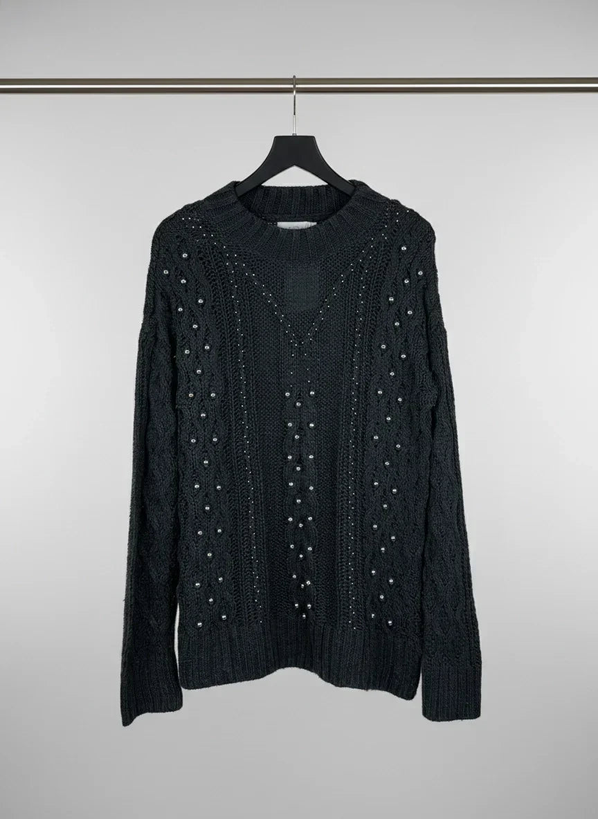Premium Condition Winter Cardigans & Sweaters | Preloved H&M | DarkGray Acrylic | Thrift Shop for Women Lahore Pakistan | OTS