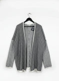 Secondhand Branded Winter Cardigans & Sweaters by Cut label, Black & White Acrylic fabric, Excellent condition, for Women - Online Thrift Shop Lahore Pakistan