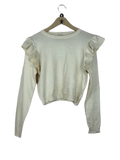 Excellent Condition Winter Crop Tops | Preloved Zebra | Lime Polyester | Thrift Shop for Women Peshawar Pakistan | OTS