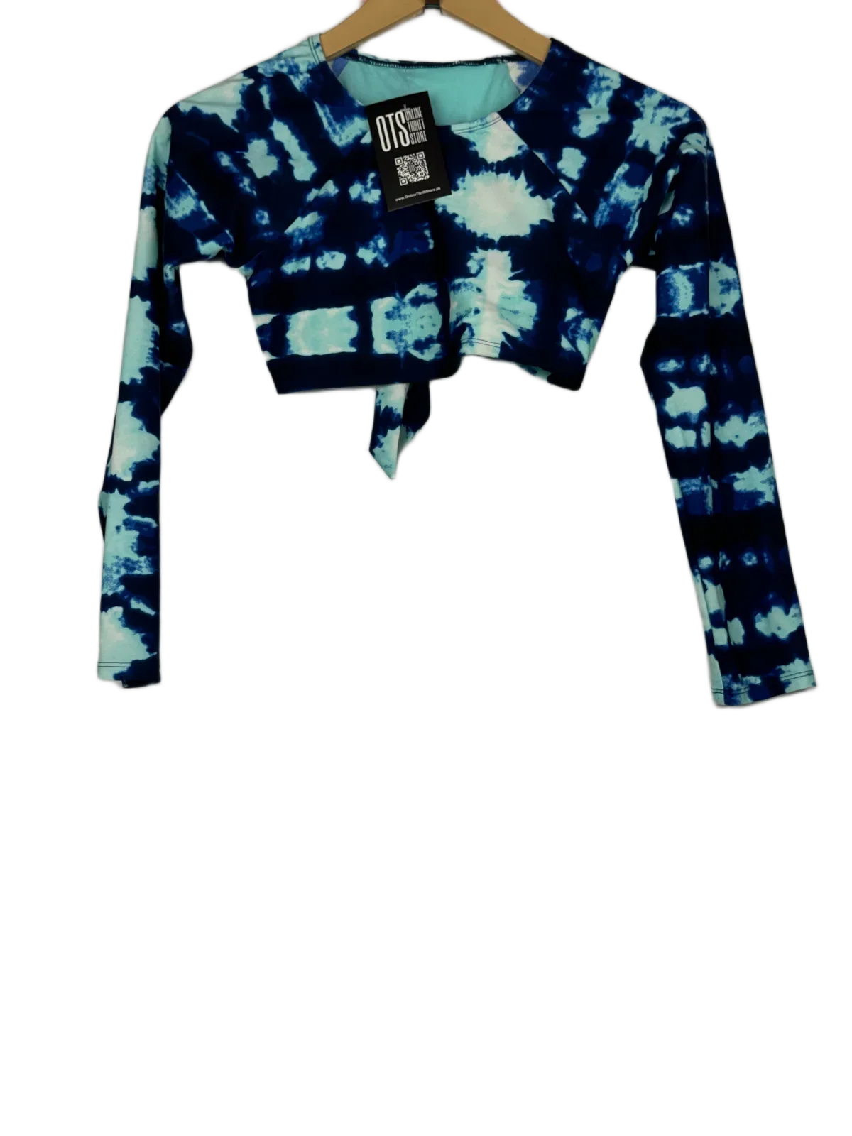 UK Imported secondhand Winter Crop Tops - Unknown brand, Multi Polyester, Premium condition, for Women - Online Thrift Store Peshawar Pakistan
