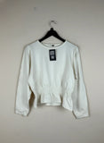 Winter Crop Tops | Pep & Co | Preloved Branded | White Cotton | Excellent | OTS Thrift Store Peshawar Pakistan