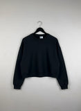 Shop Premium Winter Crop Tops by H&M | Preloved Branded Clothes | Black Cotton | Women | OTS Thrift Store Peshawar Pakistan