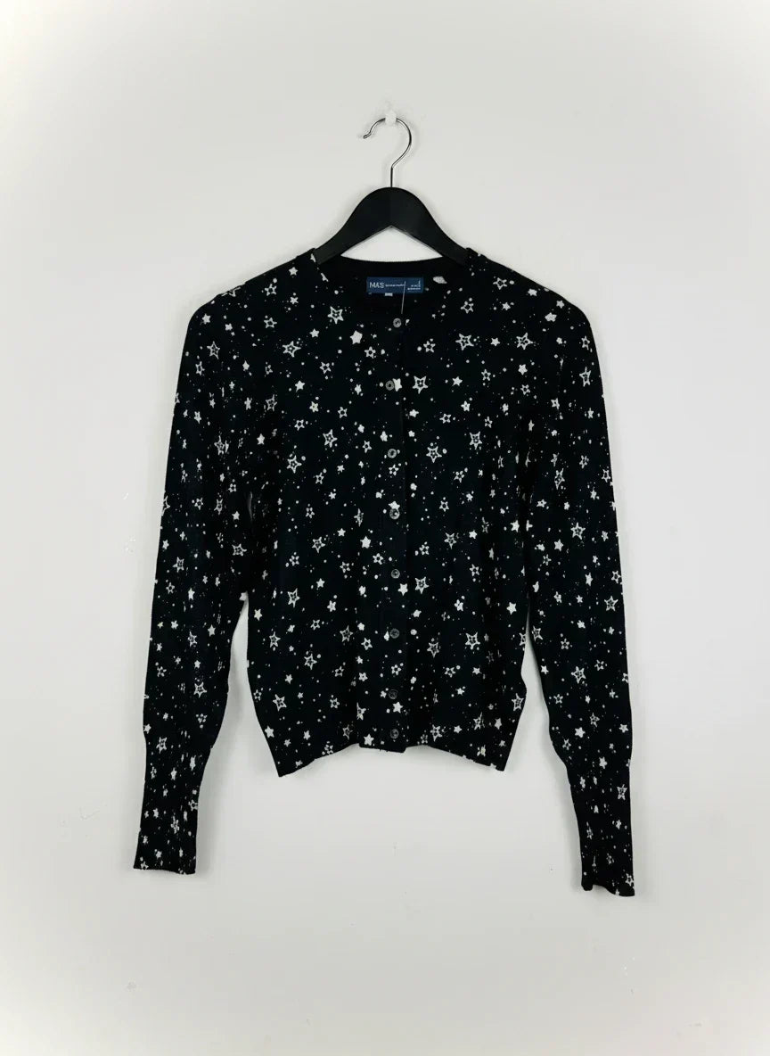 UK Imported secondhand Winter Crop Tops - M&S brand, Multi Viscose, Premium condition, for Women - Online Thrift Store Lahore Pakistan