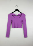 Shop Premium Winter Crop Tops by Primark | Preloved Branded Clothes | pink Nylon | Women | OTS Thrift Store Islamabad Pakistan