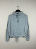 Premium Condition Winter Crop Tops | Preloved workout | Grey Viscose | Thrift Shop for Women Peshawar Pakistan | OTS