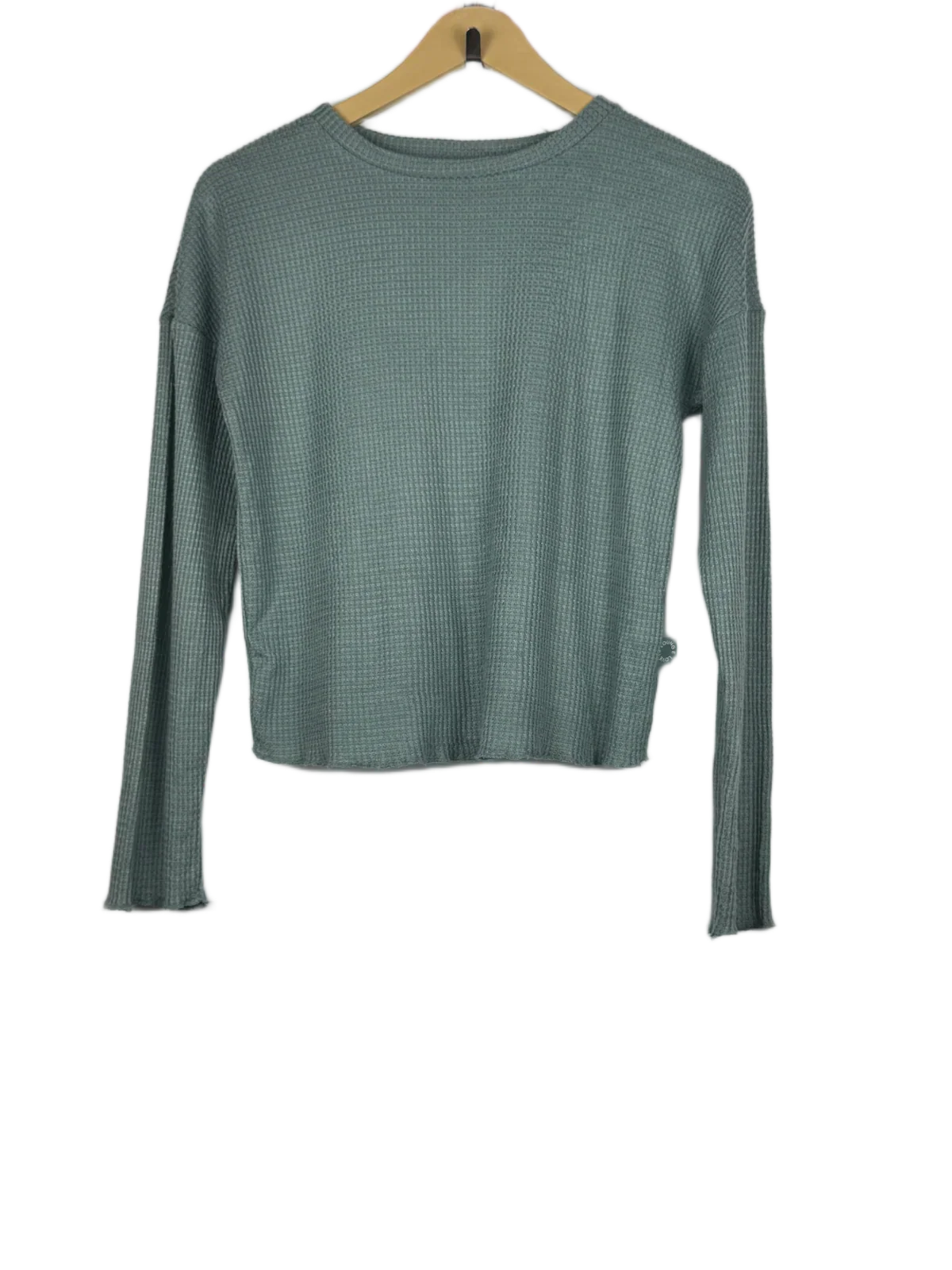 Winter Crop Tops | Primark | Preloved Branded | Ice Blue Polyester | Premium | OTS Thrift Store Islamabad Pakistan
