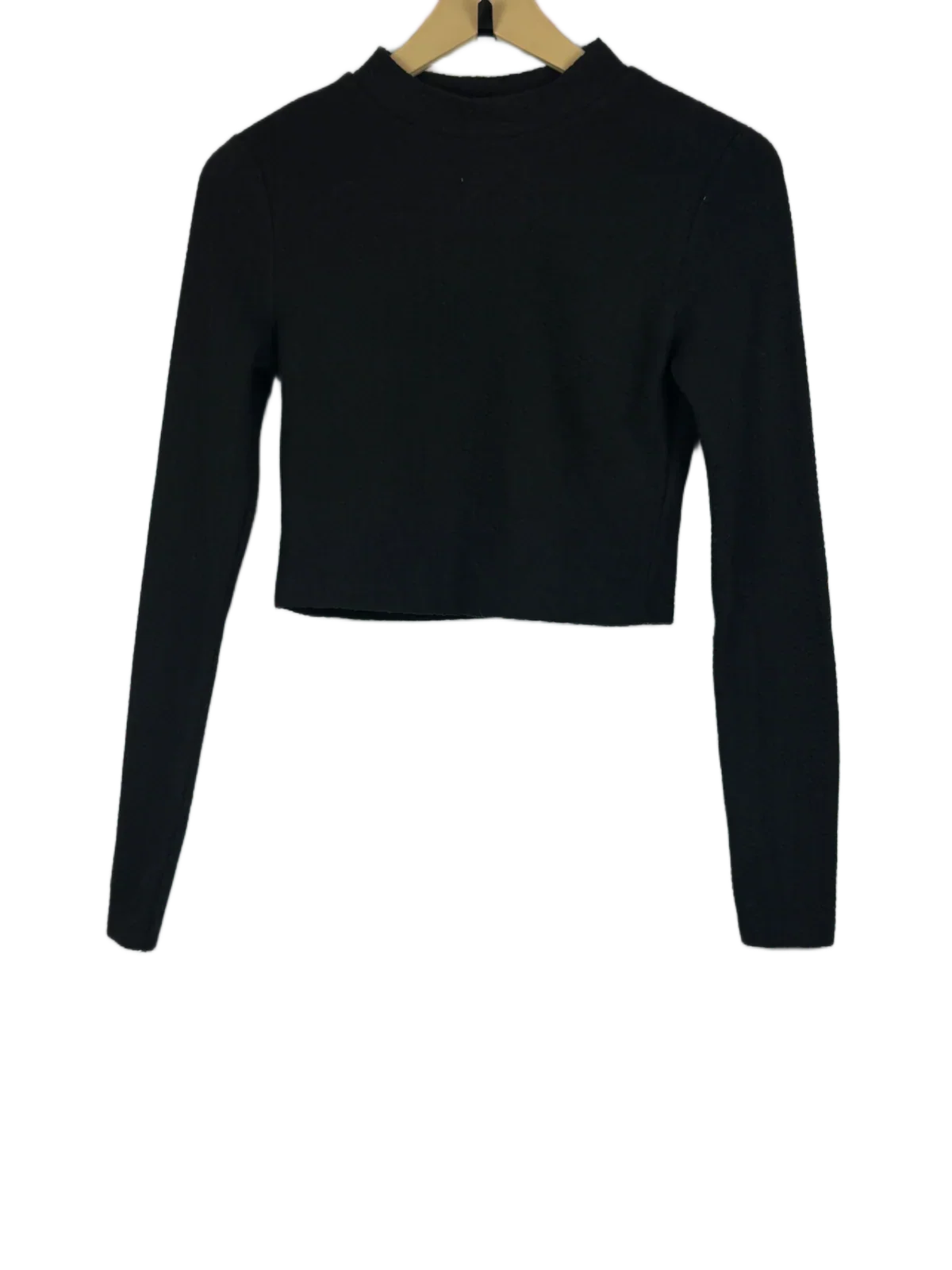 Winter Crop Tops | H&M | Preloved Branded | Black Cotton | Premium | OTS Thrift Store Lahore Pakistan