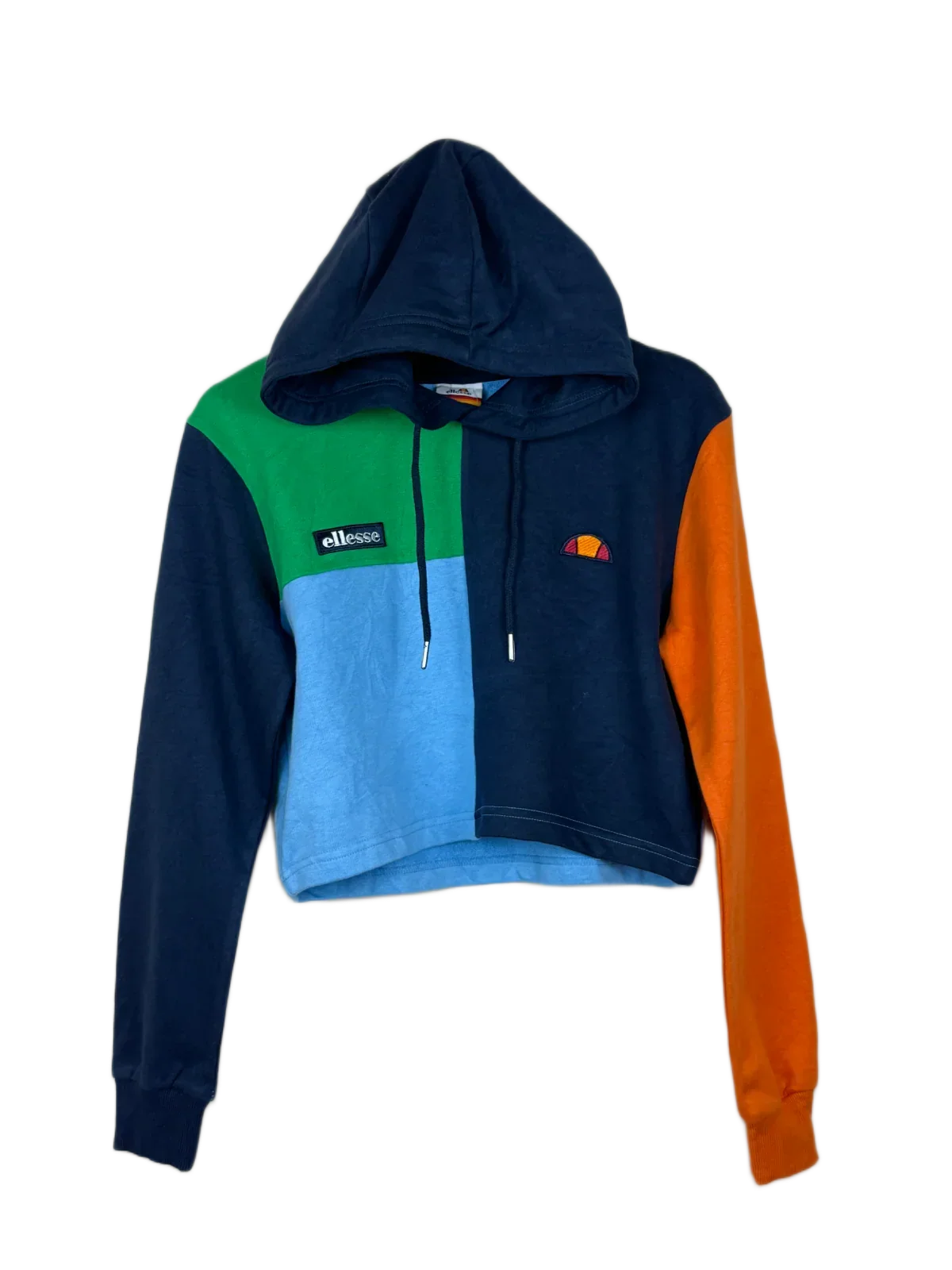 UK Imported secondhand Winter Crop Tops - Ellesse brand, Multi Cotton, Premium condition, for Women - Online Thrift Store Lahore Pakistan