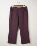 Preloved Premium Women Flapper Trouser by CUT LABEL, Maroon Viscose for - OTS Thrift Shop Peshawar Pakistan