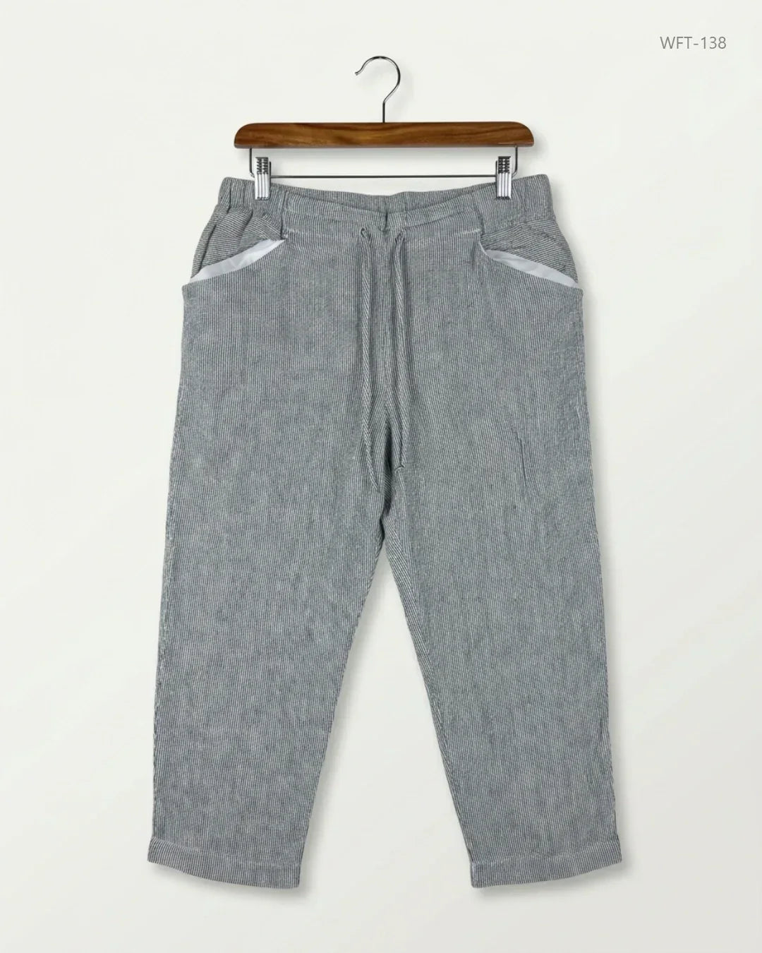 Premium Condition Women Flapper Trouser | Preloved TU | Gray Viscose | Thrift Shop for Lahore Pakistan | OTS