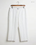 Preloved Premium Women Flapper Trouser by JOANNA HOPE, White Viscose for - OTS Thrift Shop Islamabad Pakistan