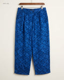 Women Flapper Trouser | Marks & Spencer | Preloved Branded | Blue Cotton | Premium | OTS Thrift Store Lahore Pakistan