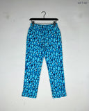 Shop Premium Women Flapper Trouser by Cut Label | Preloved Branded Clothes | Blue Cotton | Womens | OTS Thrift Store Peshawar Pakistan