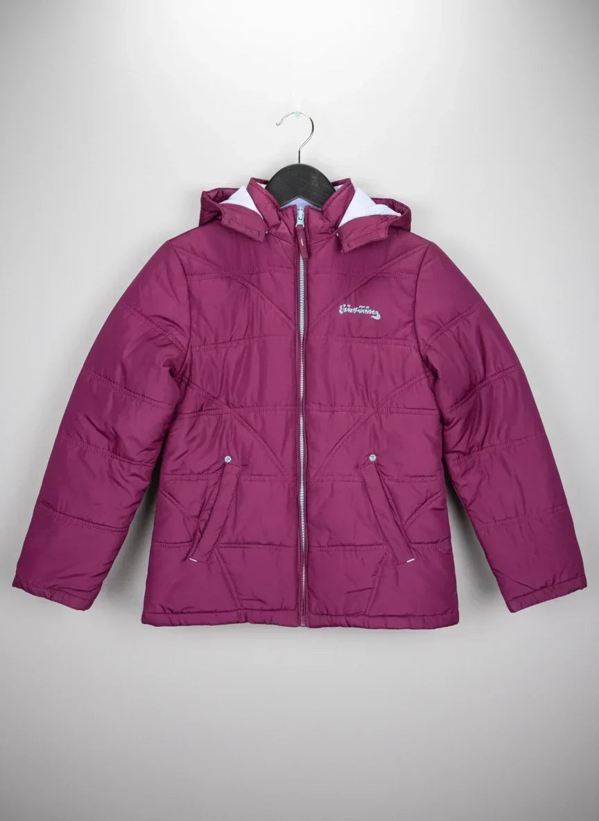 Premium Plus Condition Bomber & Puffer Jackets | Preloved pure perfection | Maroon Nylon | Thrift Shop for Girls Karachi Pakistan | OTS