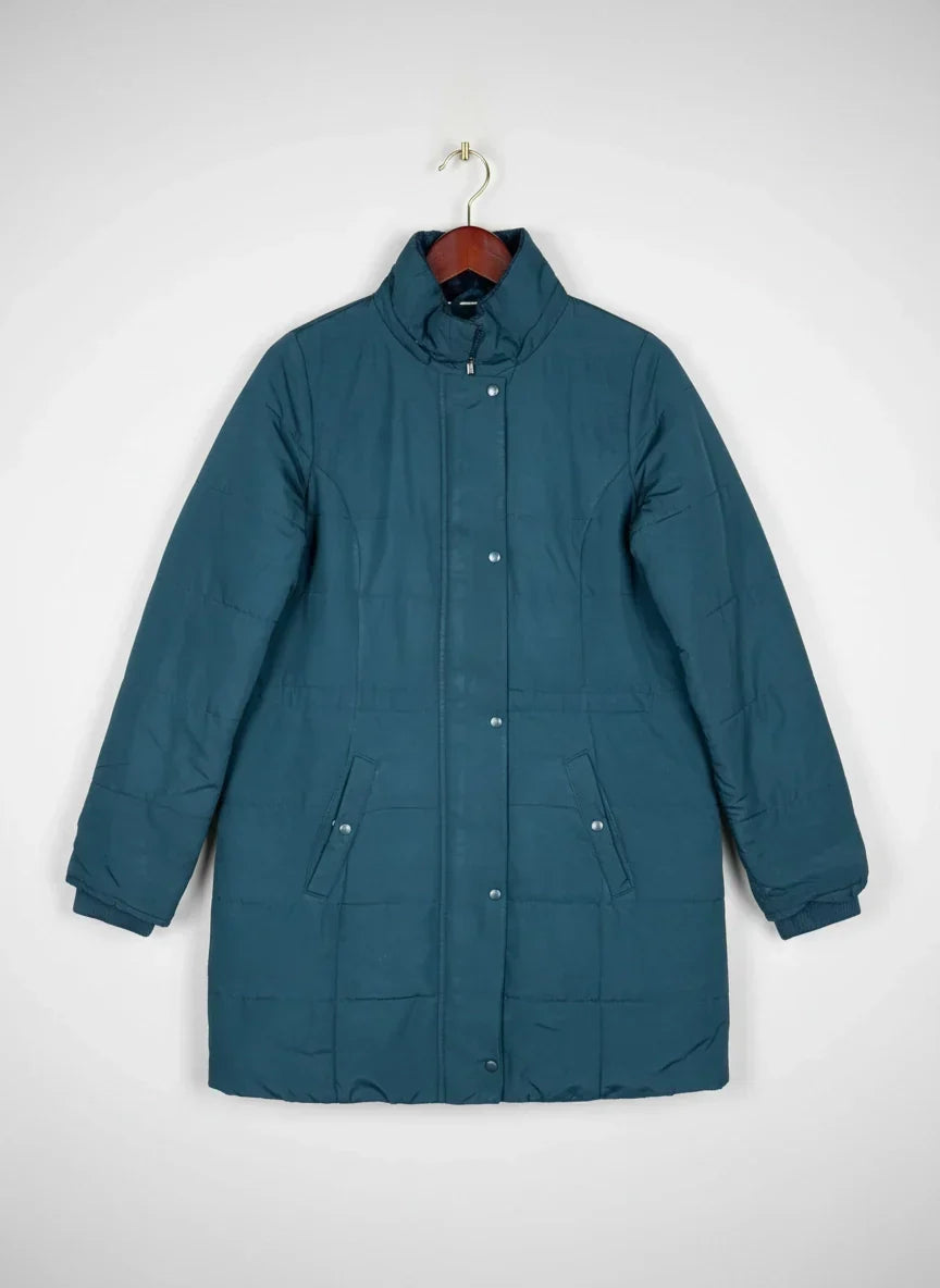 Secondhand Branded Bomber & Puffer Jackets by esmara, Navy Polyester fabric, Premium condition, for Women - Online Thrift Shop Islamabad Pakistan
