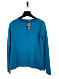 UK Imported secondhand Winter Knitted Tops - White stuff brand, Cyan Viscose, Premium condition, for Women - Online Thrift Store Peshawar Pakistan