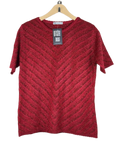 Winter Knitted Tops | Berkertex | Preloved Branded | Maroon Acrylic | Premium | OTS Thrift Store Peshawar Pakistan
