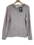 Shop Good Winter Knitted Tops by Millenium | Preloved Branded Clothes | Pink Polyester | Women | OTS Thrift Store Islamabad Pakistan