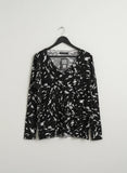 Shop Premium Winter Knitted Tops by Marks & Spencer | Preloved Branded Clothes | Black viscose | Women | OTS Thrift Store Karachi Pakistan