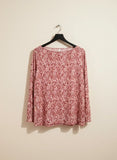 Secondhand Branded Winter Knitted Tops by tu, Pink polyester fabric, Premium condition, for Women - Online Thrift Shop Karachi Pakistan