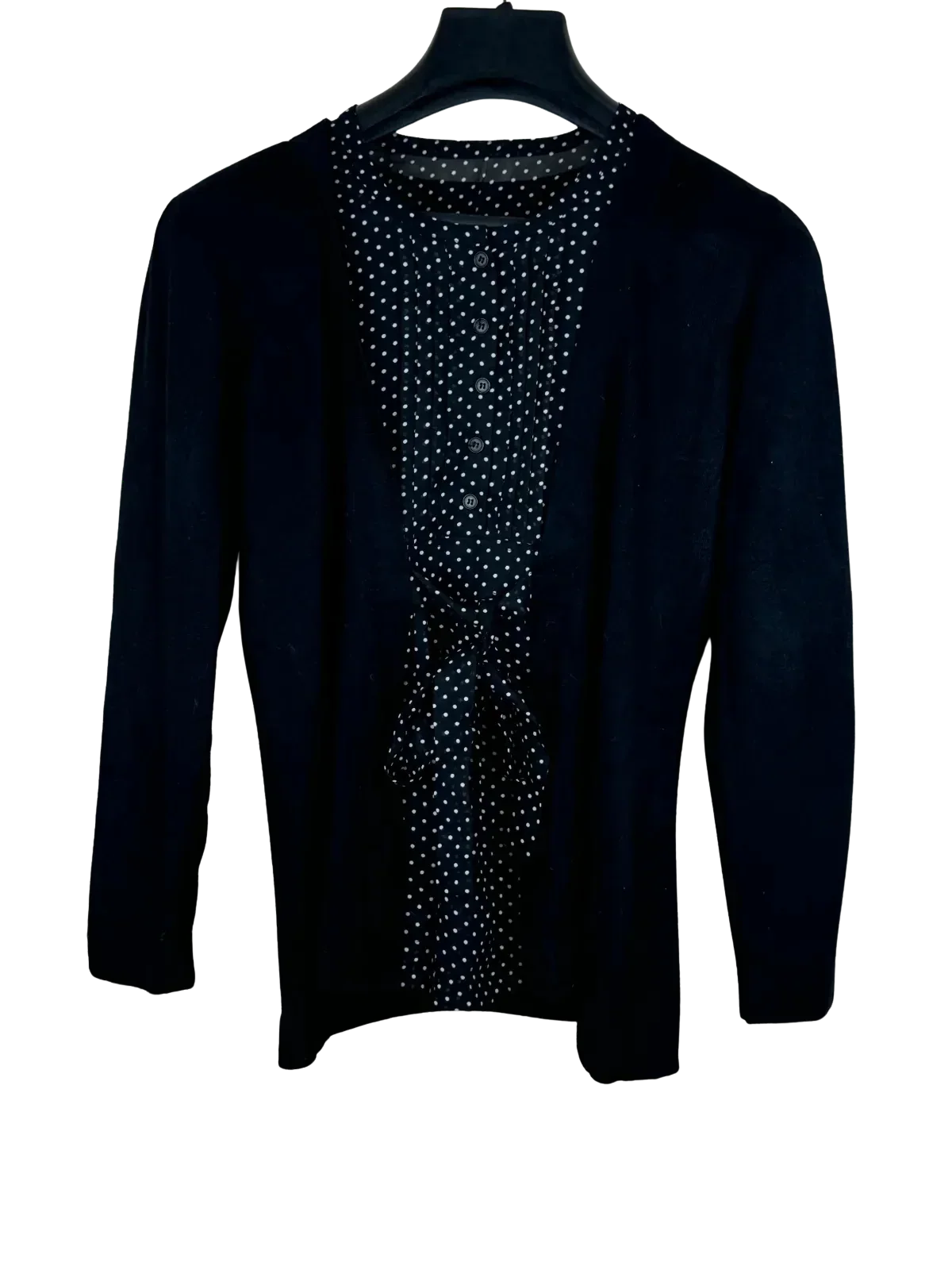 Premium Plus Condition Winter Knitted Tops | Preloved Anne Weyburn | Black Polyester | Thrift Shop for Women Islamabad Pakistan | OTS