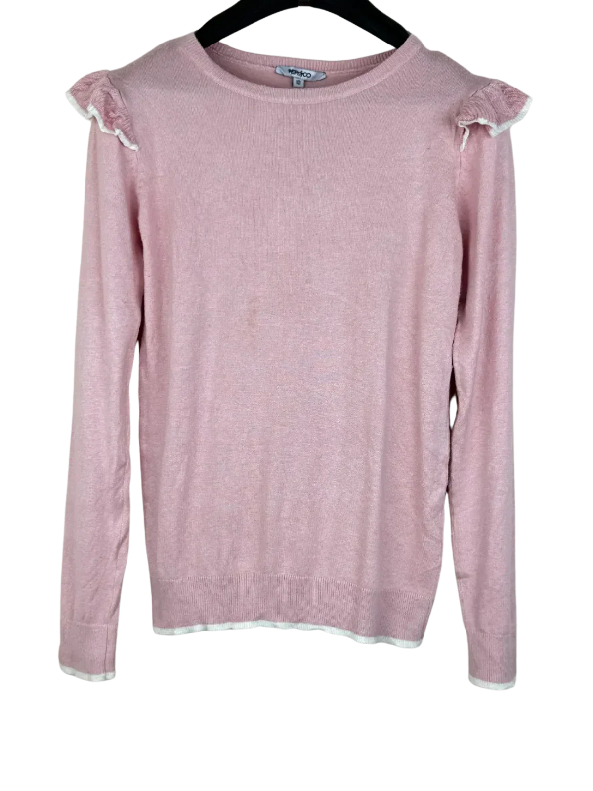Shop Excellent Winter Knitted Tops by Pep&Co | Preloved Branded Clothes | LightPink Viscose | Women | OTS Thrift Store Peshawar Pakistan