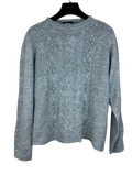 Preloved Premium Winter Knitted Tops by Papaya, Grey Acrylic for Women - OTS Thrift Shop Karachi Pakistan