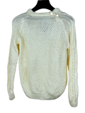 Preloved Premium Winter Knitted Tops by Unknown, White Wool for Women - OTS Thrift Shop Islamabad Pakistan