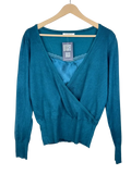 Shop Premium Plus Winter Knitted Tops by George | Preloved Branded Clothes | Green Polyester | Women | OTS Thrift Store Karachi Pakistan
