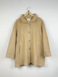 UK Imported secondhand Women's Winter Long Coat - East Ex brand, Beige Wool Lane, Premium condition, for Women - Online Thrift Store Lahore Pakistan