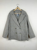 Premium Condition Women's Winter Long Coat | Preloved & Other Stories | Gray Wool | Thrift Shop for Women Lahore Pakistan | OTS