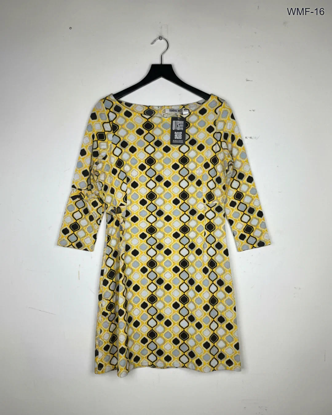 Preloved Premium Women Maxi & Frock by Unknown, Yellow Polyester for Women - OTS Thrift Shop Peshawar Pakistan