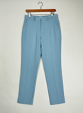 UK Imported secondhand Womens Pants & Trousers - Stradivarius brand, SkyBlue Polyester, Premium condition, for Women - Online Thrift Store Peshawar Pakistan