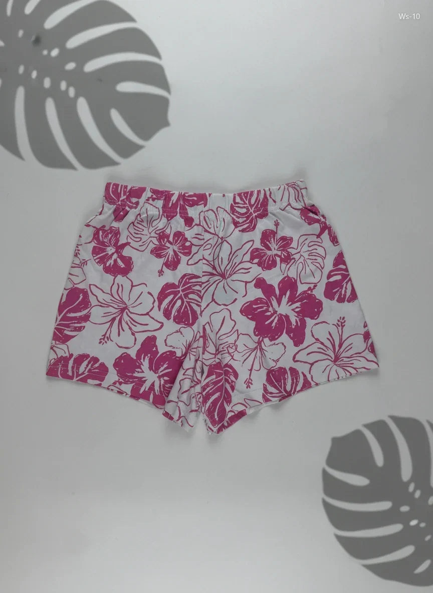 UK Imported secondhand Womens Shorts - Cut Lable brand, Pink Cotton, Premium condition, for Women - Online Thrift Store Karachi Pakistan
