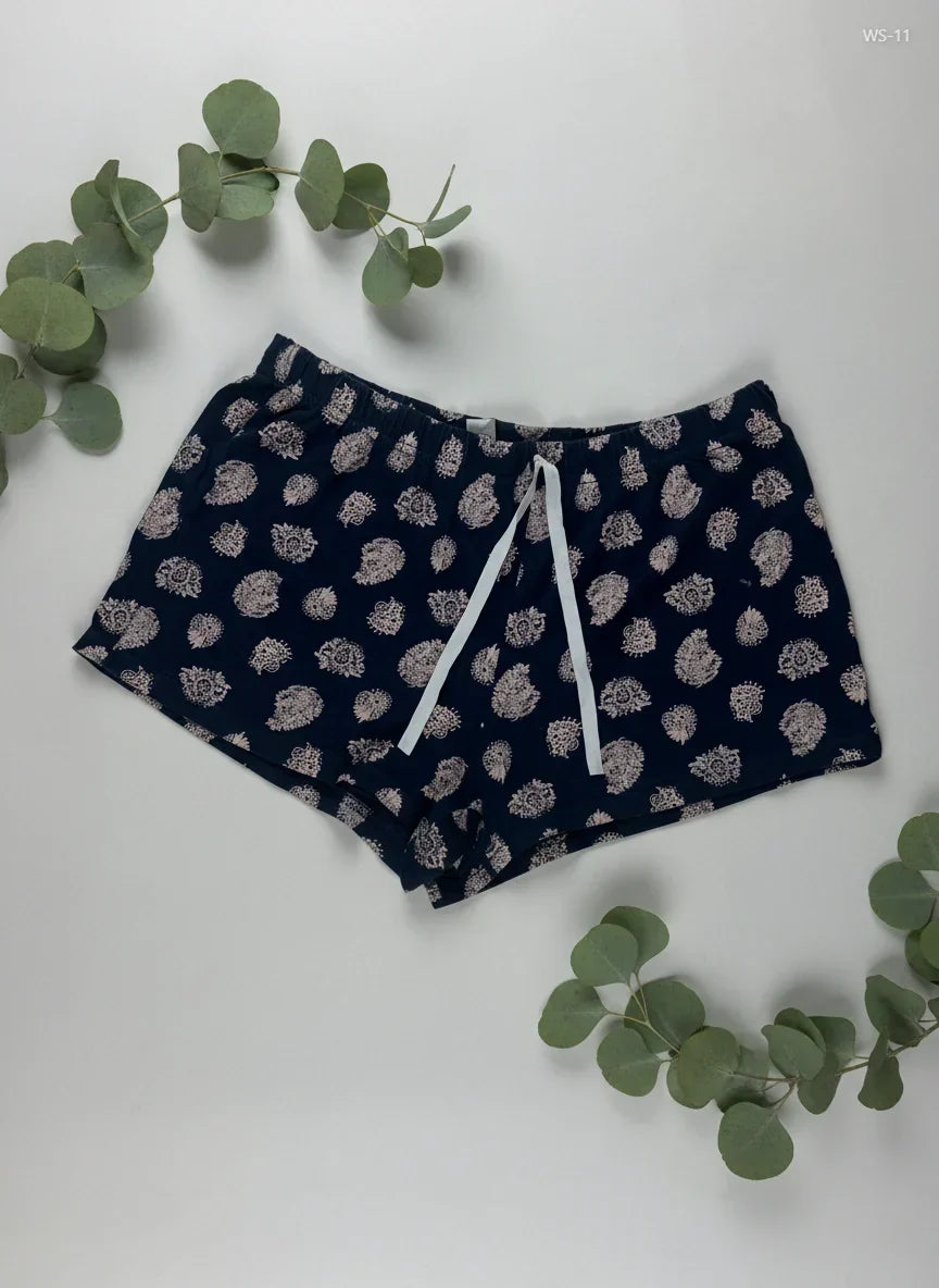 Secondhand Branded Womens Shorts by George, DarkBlue Cotton fabric, Premium condition, for Women - Online Thrift Shop Karachi Pakistan